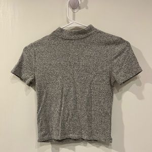Grey crop top
